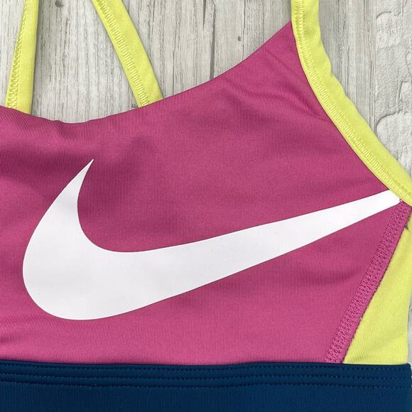 Nike Icon Clash Light-Support Retro Racerback 90s Style Sports Bra XS - Picture 3 of 10